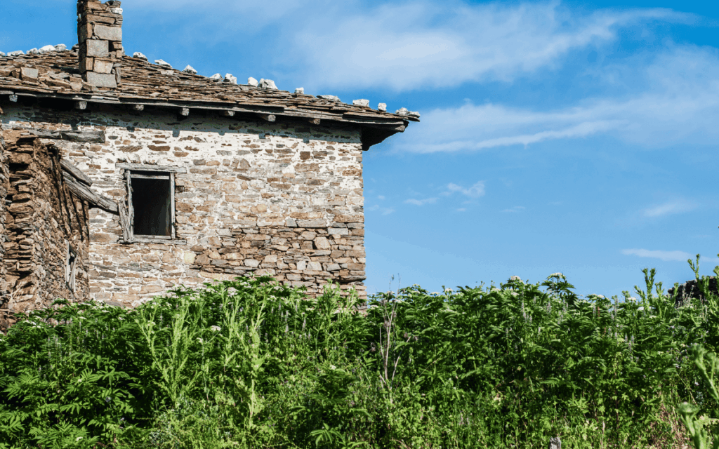 Masia rural a Catalunya envoltada de natura i boscos